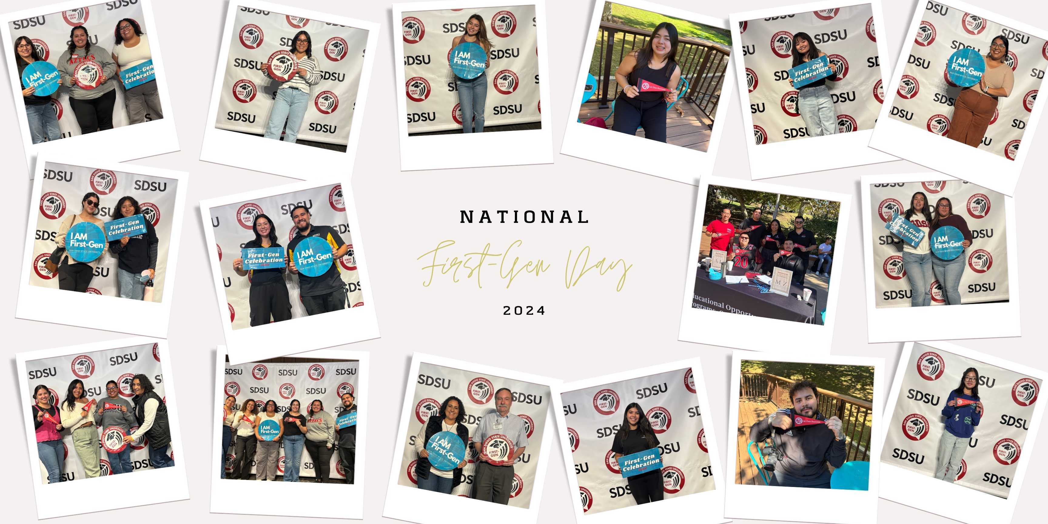 National First Gen Day Collage 2024